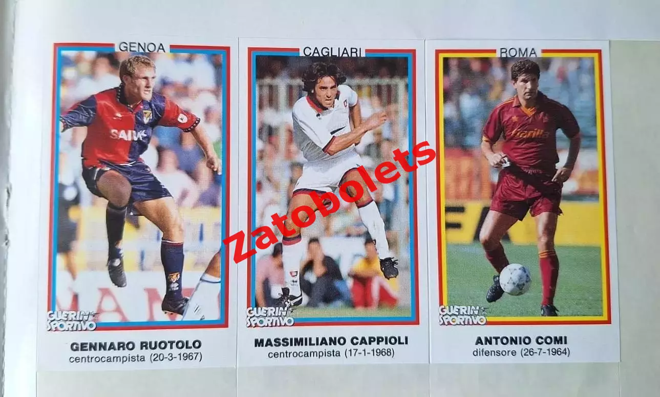 Альбом Серия А Чемпионат Италии 1993 - 1994 Guerin Sportivo Ювентус Милан Рома 5