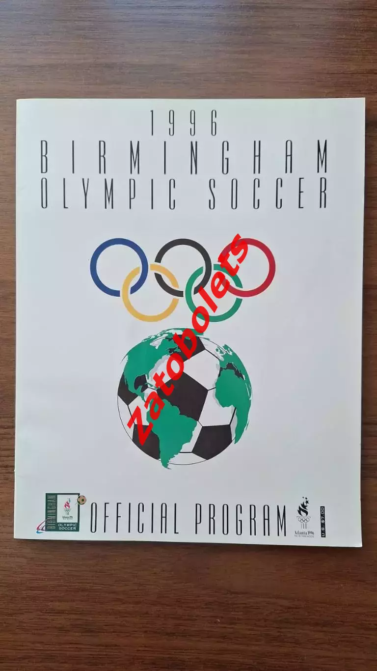 Футбол Олимпийские Игры Олимпиада 1996 Атланта США Бирмингем Мужчины / Женщины