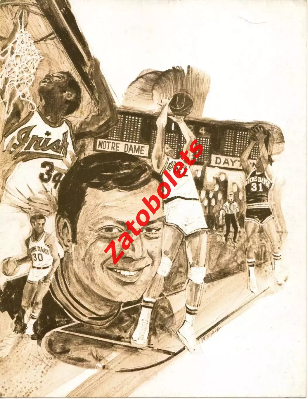 Баскетбол Университет Нотр-Дам - СССР 1979-1980