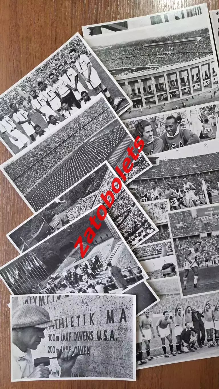 Олимпиада 1936 Олимпийские игры Набор открытки карточки к Альбому Часть 2 1