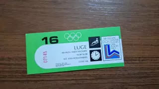 Санный спорт 16.02.1980 Олимпийские игры Лейк-Плэсид США Олимпиада