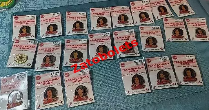 Хоккей сборная Канады 2002 Олимпийские игры Олимпиада Набор знаков