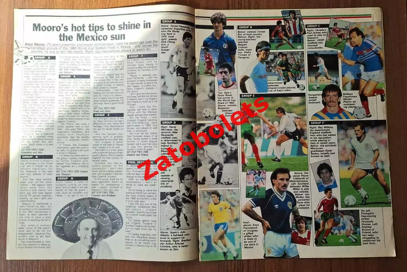 Чемпионат Мира 1986 Мексика ТВ-гид TimesTV 4