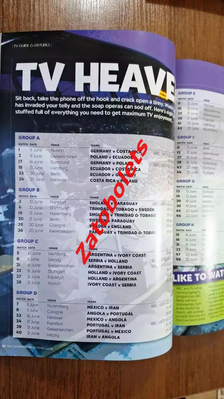 Чемпионат мира 2006 Германия Превью Гид World Soccer 1