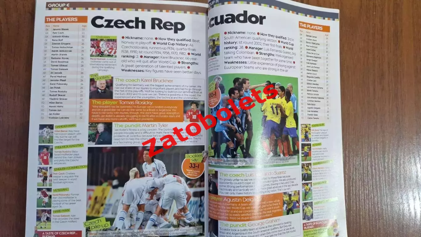 Чемпионат мира 2006 Германия Превью Гид World Soccer 6