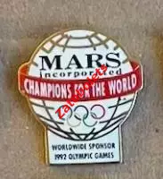 Олимпийские игры Олимпиада 1992 Марс Mars Спонсор