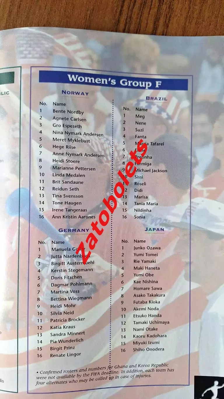 Футбол Олимпийские Игры Олимпиада 1996 Атланта США Вашингтон 3