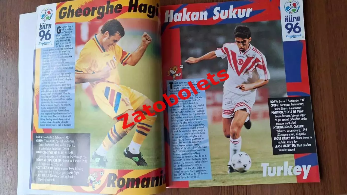 Чемпионат Европы 1996 The Official superstars / Сборная России 3