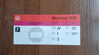 билет Бокс 20.07.76 Олимпийские Игры Олимпиада 1976 Монреаль Канада