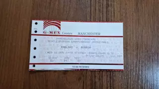 Баскетбол Билет Англия - Россия 1992 Отборочный матч Чемпионата Европы 1993