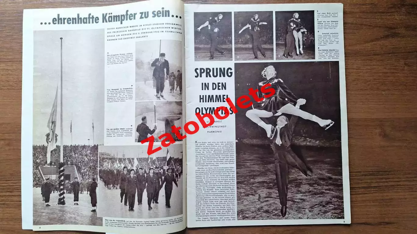 Олимпийские Игры Олимпиада 1952 Осло ИТОГИ (хоккей) 2