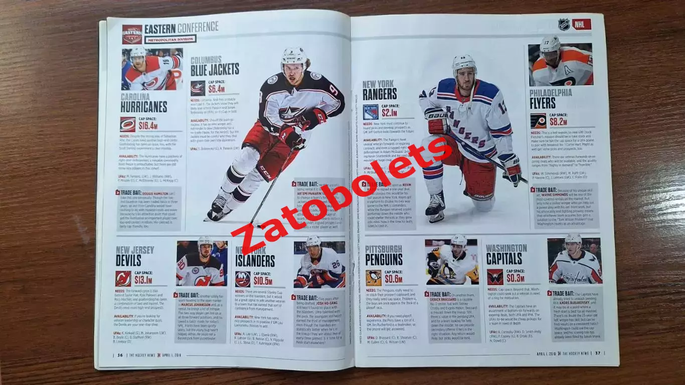 Хоккей-ньюс НХЛ The Hockey News Канада 01.04.2019 ЦСКА Русские пингвины 5