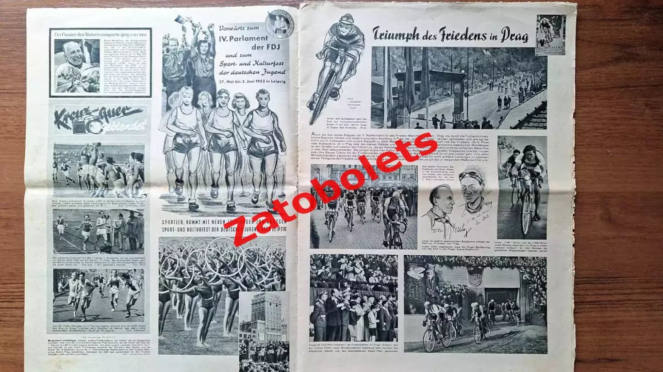Журнал Sport Bild Германия 1952 1