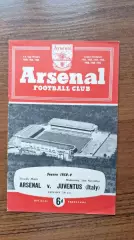 Арсенал Лондон Англия - Ювентус Италия 1958 Товарищеский матч