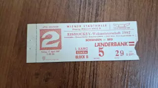 Швеция - ФРГ 17.04.1987 Чемпионат Мира Австрия Вена