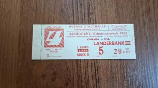 Канада - США 17.04.1987 Чемпионат Мира Австрия Вена