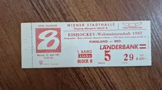 Финляндия - ФРГ 20.04.1987 Чемпионат Мира Австрия Вена