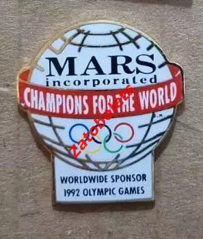 Олимпийские игры Олимпиада 1992 Марс Mars Спонсор