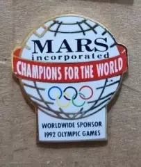 Олимпийские игры Олимпиада 1992 Марс Mars Спонсор