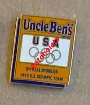 США Олимпийские игры Олимпиада 1992 Анкл Бэнс Uncle Bens Спонсор