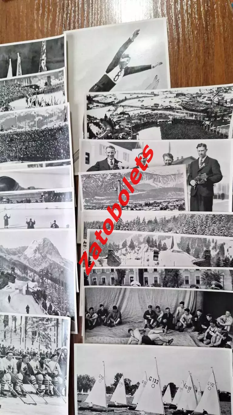 Олимпиада 1936 Олимпийские игры Набор открытки карточки к Альбому Часть 1 ** 3