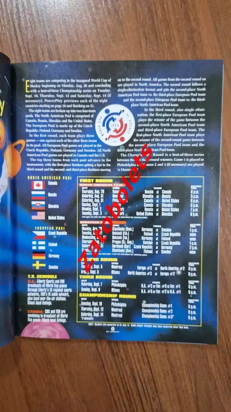 Power Play Превью Кубок Мира 1996 Сборная Россия 3