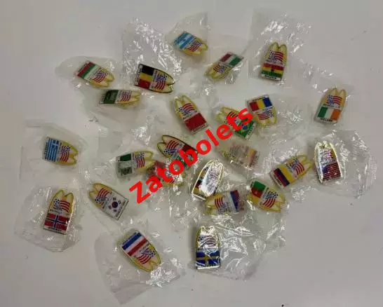 Футбол Чемпионат Мира 1994 США Набор знаков Участники Сникерс McDonald's