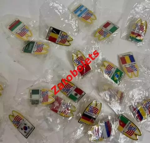 Футбол Чемпионат Мира 1994 США Набор знаков Участники Сникерс McDonald's 1