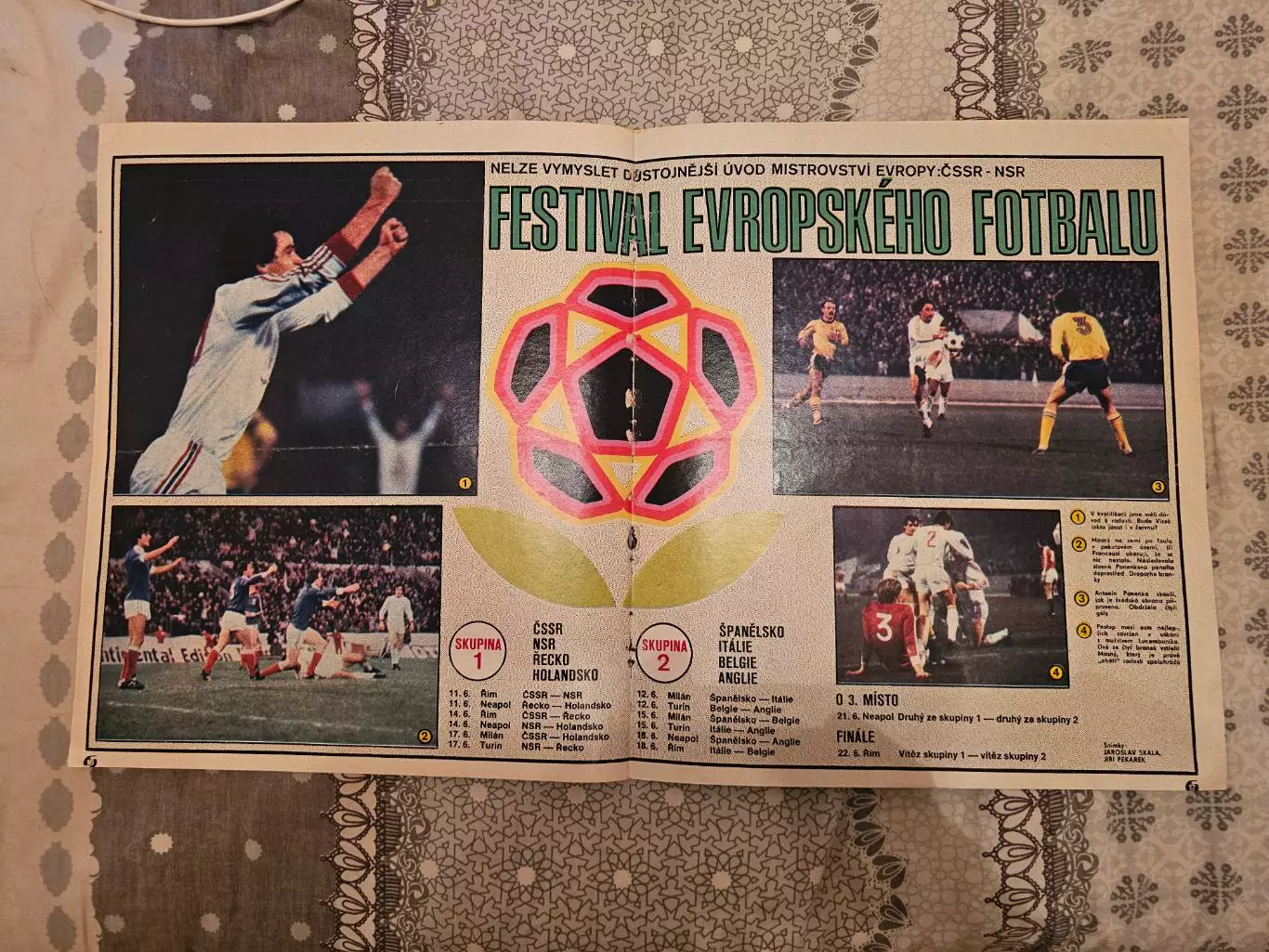 Расписание матчей че 1980г.