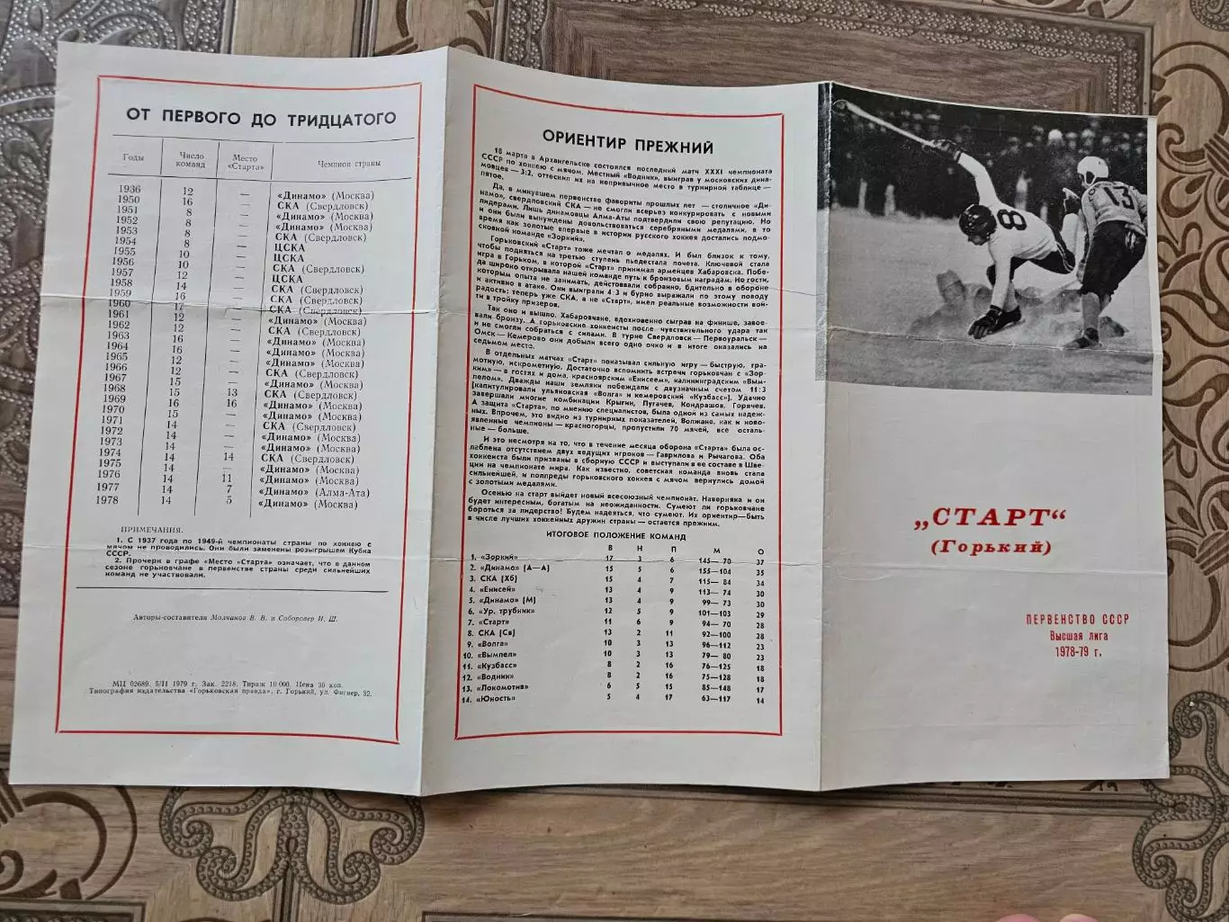 Старт Горький