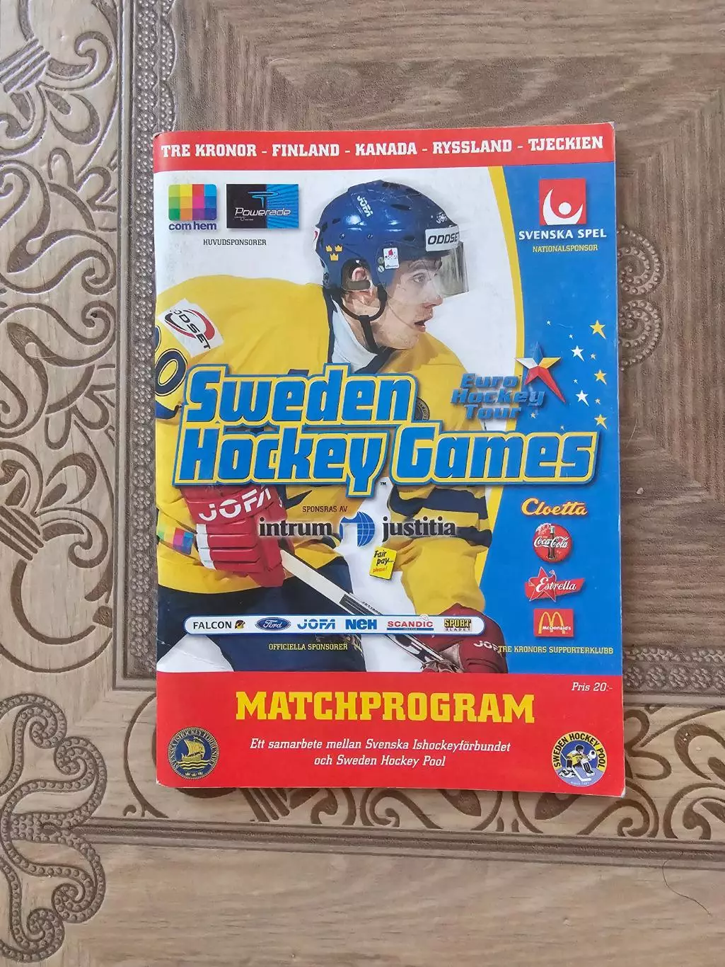 Швецкие хоккейные игры2001г