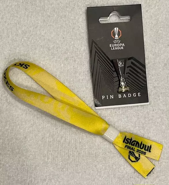 Значок Финал Лига Европы Стамбул 20.05.2026 Фрайбург - Астон Вилла