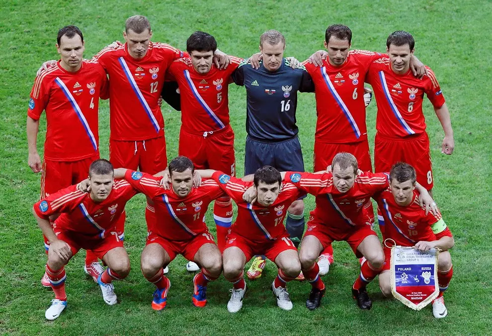 Официальный вымпел сборной России четвертьфинал евро-2012 Гданьск Польша 3