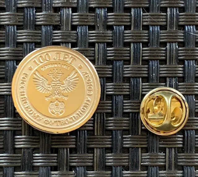 Раритетный значок 100 лет РФС