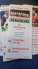Спартак Москва - Интер Италия 04.11.1998 - Лига чемпионов (КБ Спартак) - КОПИЯ