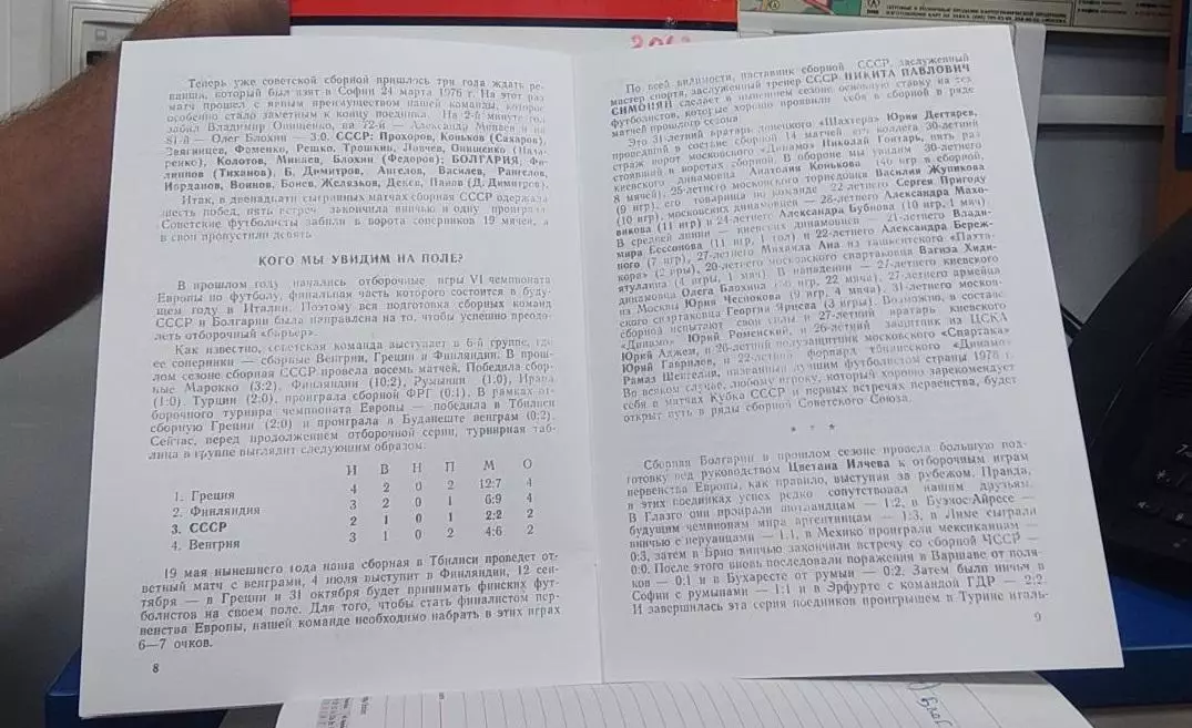 СССР - Болгария 28.03.1979 - товарищеский матч - КОПИЯ 2