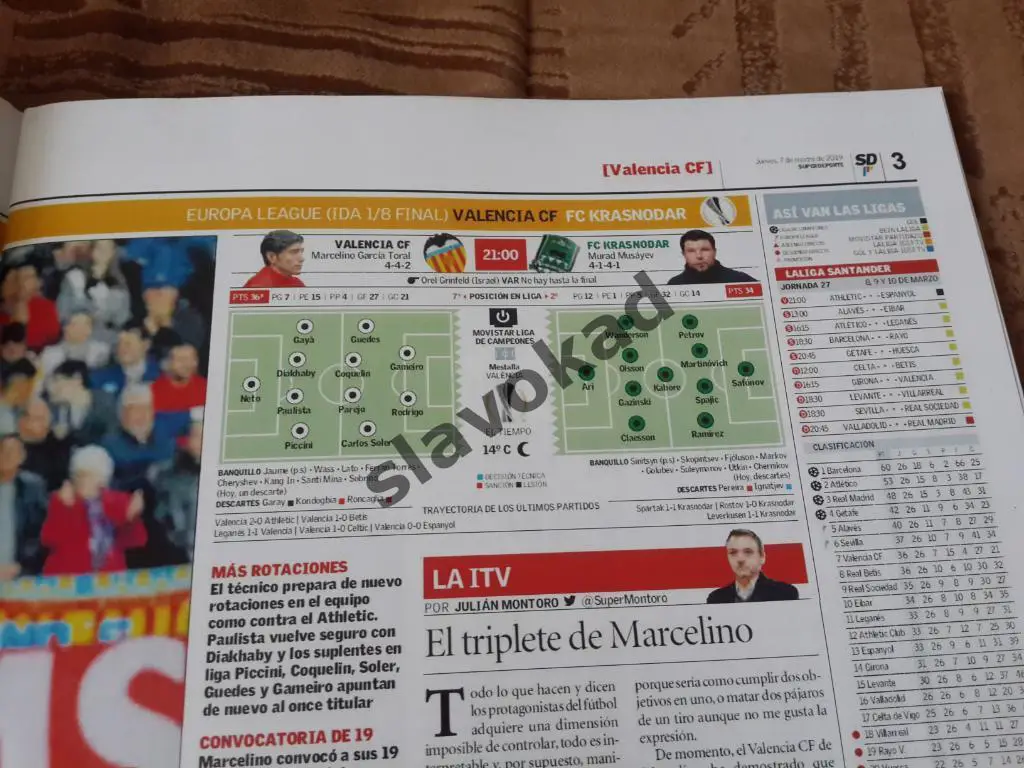 Валенсия Испания - ФК Краснодар 07.03.2019 - спец выпуск SUPER DEPORTE 2