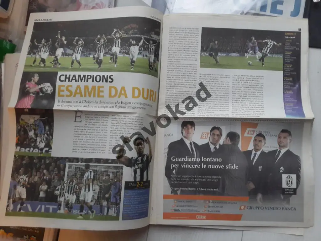 Журнал HURRA JUVENTUS октябрь 2012 - Ювентус Италия Шахтер Донецк 3