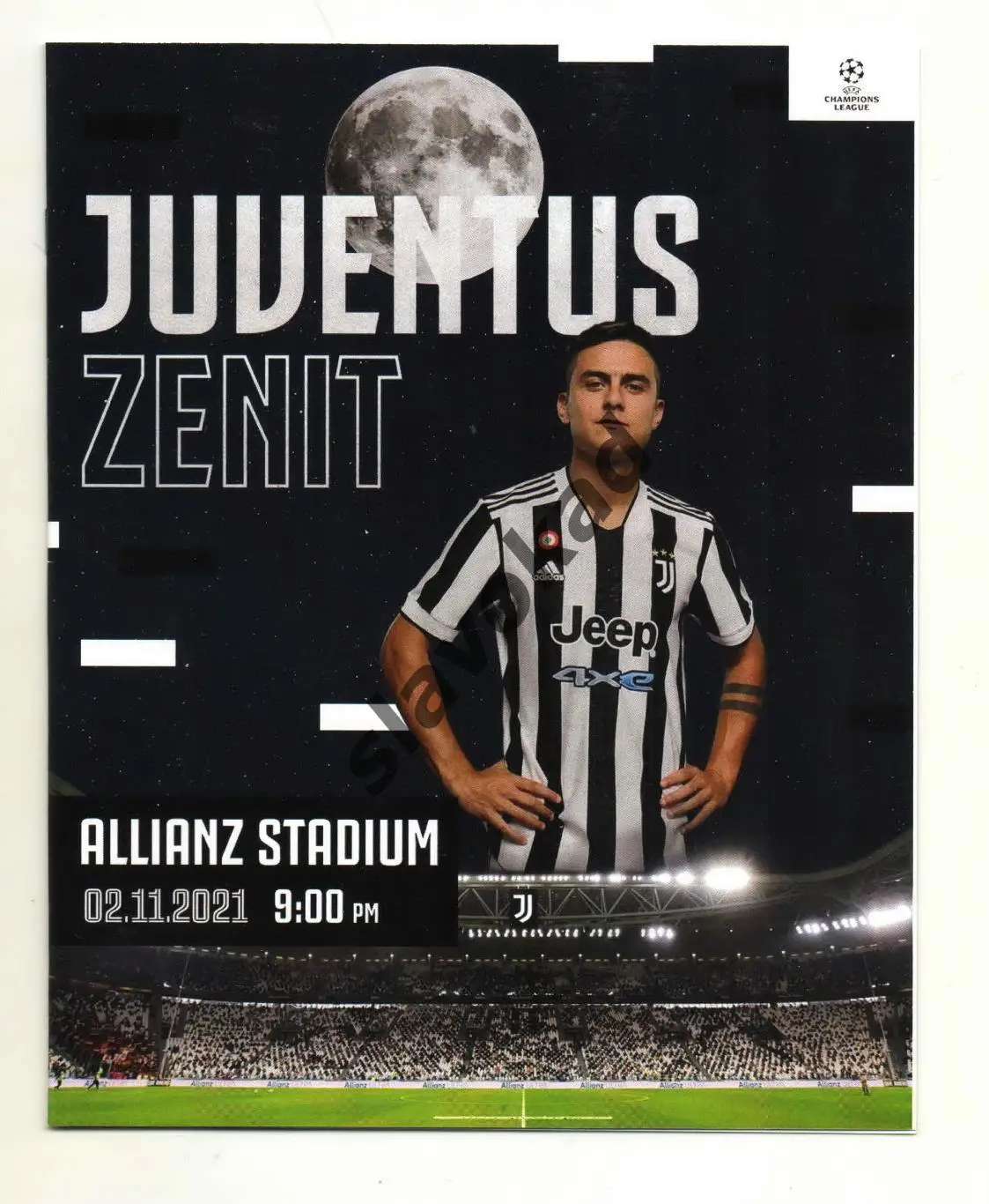 Ювентус Италия - Зенит Санкт-Петербург 02.11.2021 - Лига чемпионов