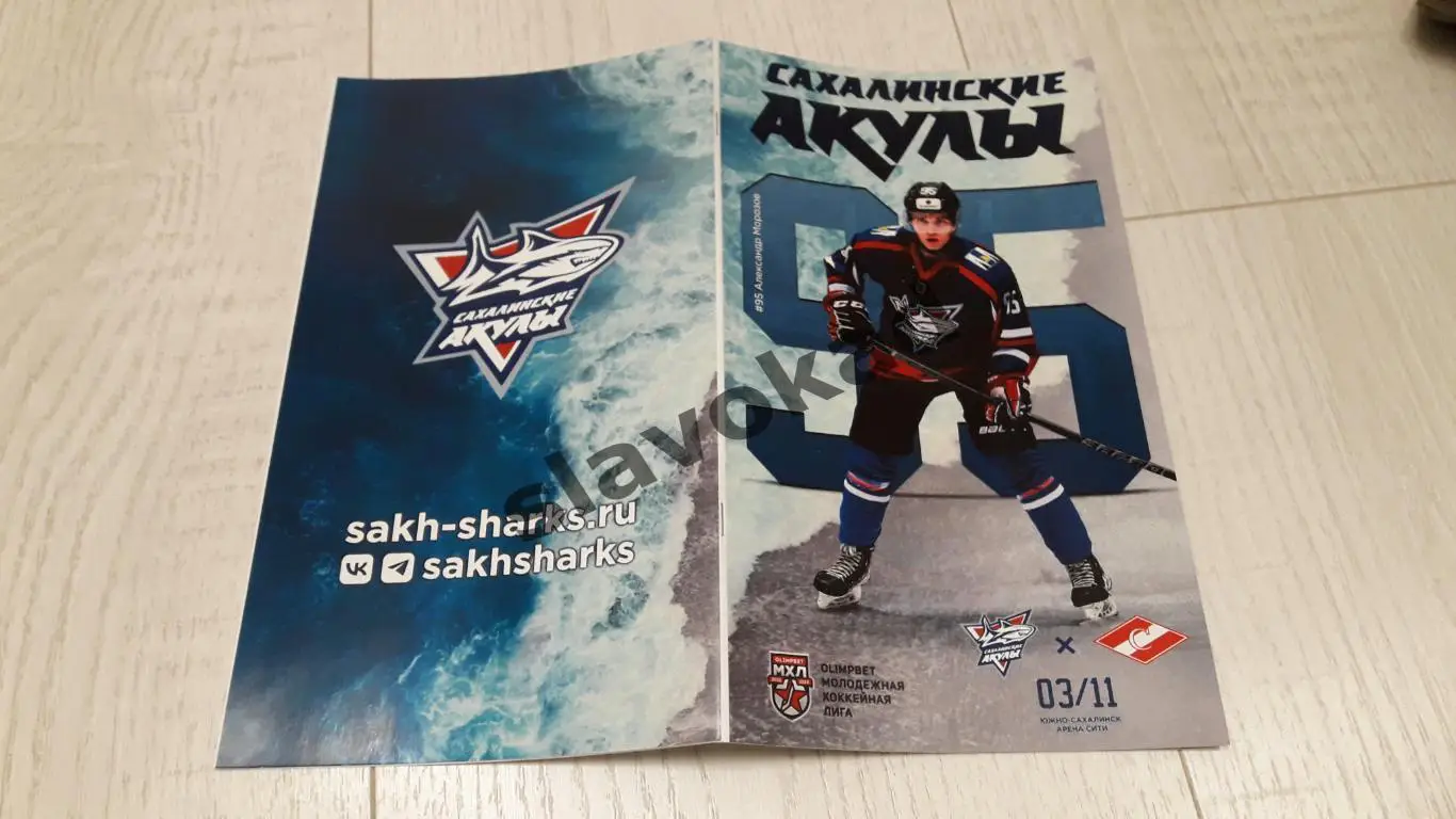 МХК Сахалинские акулы Южно-Сахалинск - МХК Спартак Москва 03.11.2022 6