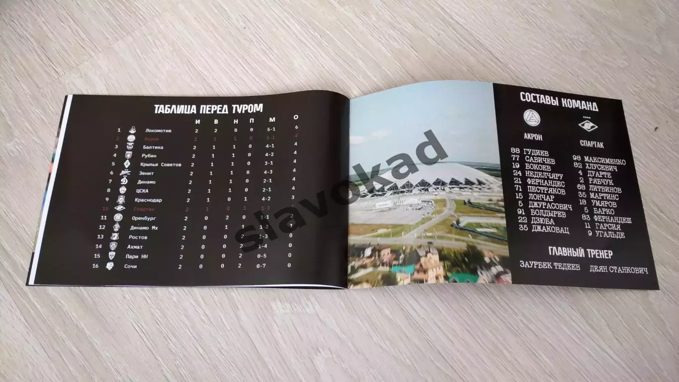 Акрон Тольятти - Спартак Москва 03.08.2025 РПЛ - официальная программка 5