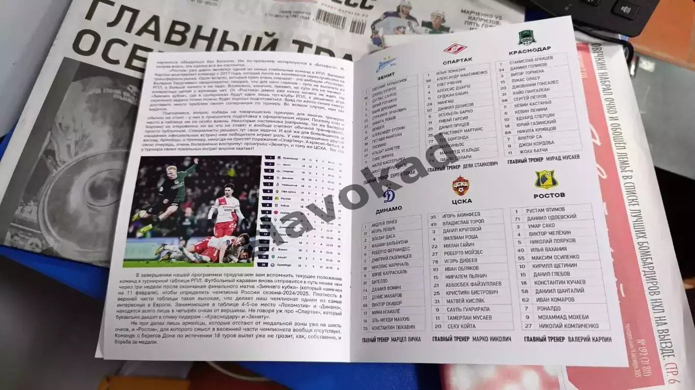 Зимний Кубок клубов РПЛ 2025 - Спартак, Зенит, ЦСКА, Динамо, Краснодар, Ростов 3