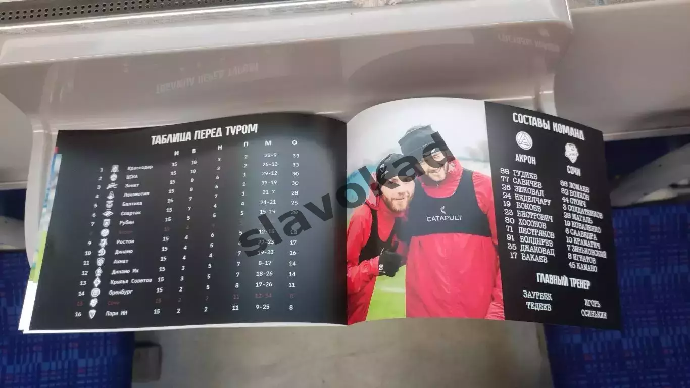 Акрон Тольятти - ФК Сочи 21.11.2025 РПЛ - официальная программка 5