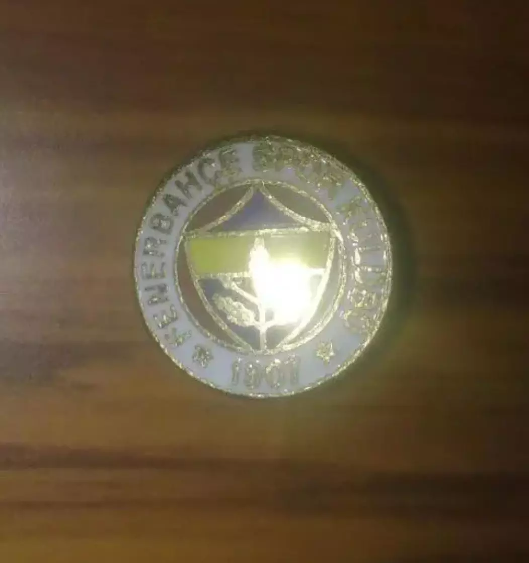 Знак футбол. Фенербахче Турция (заколка)