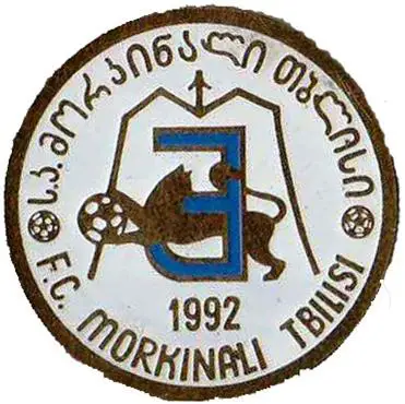 Знак футбол. ФК Моркинали Тбилиси (Грузия)