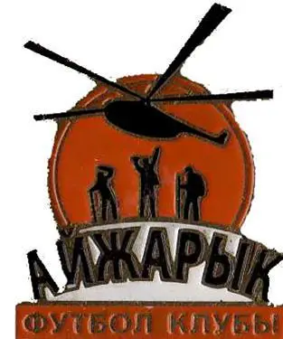 Знак футбол. ФК Айжарык Шымкент Казахстан
