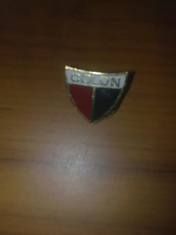 Знак футбол. старый, заколка-зажим 3