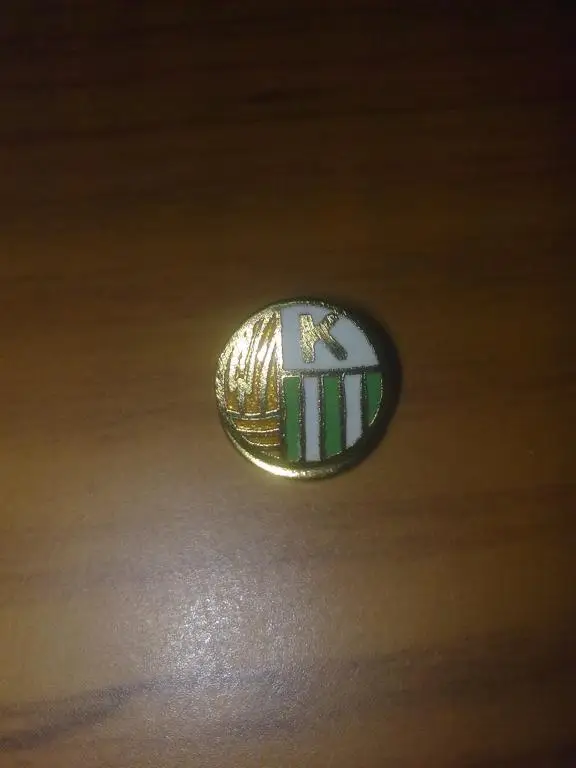 Знак футбол. старый, заколка-зажим 6