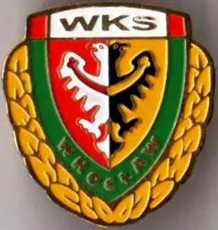 Знак футбол. ФК ВКС Шленск Вроцлав Польша