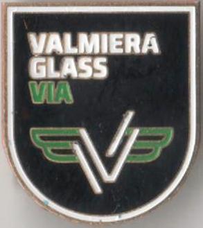 Знак футбол. Valmiera Glass ViA Латвия